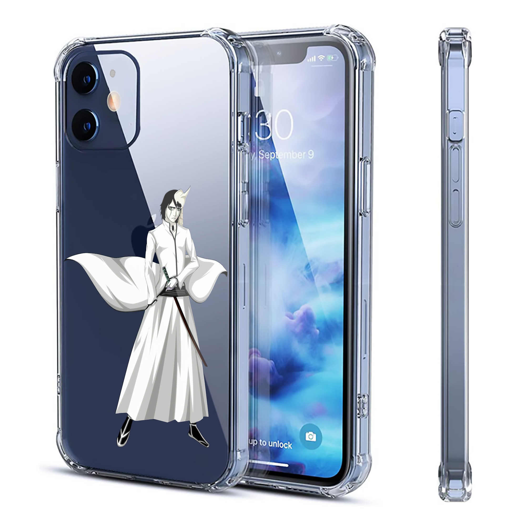 （画像用） ブリーチ ウルキオラ·シファー BLEACH Ulquiorra cifer 【iPhone 12シリーズ対応】透明スマホケース（クリアソフトケース）